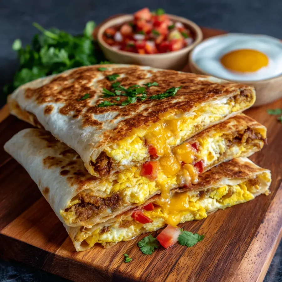 Air Fryer Breakfast Crunchwrap