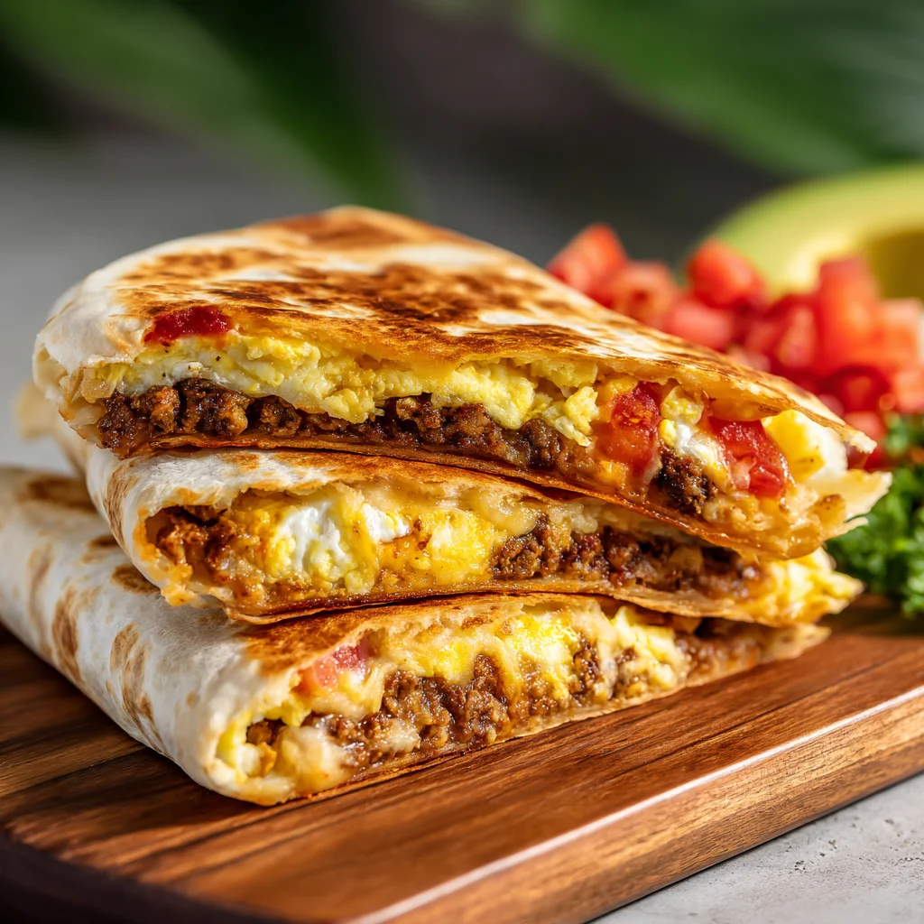 Air Fryer Breakfast Crunchwrap