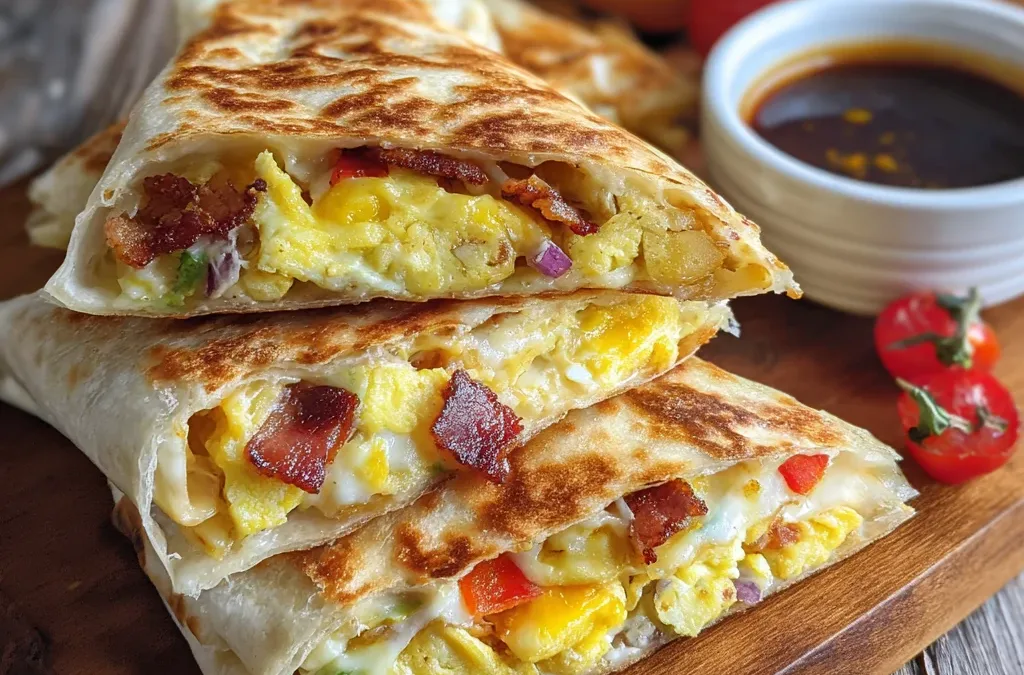 Air Fryer Breakfast Crunchwrap