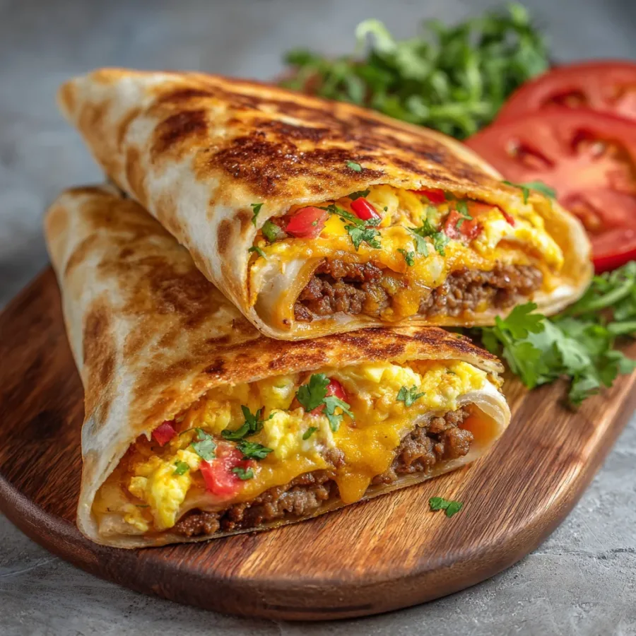 Air Fryer Breakfast Crunchwrap