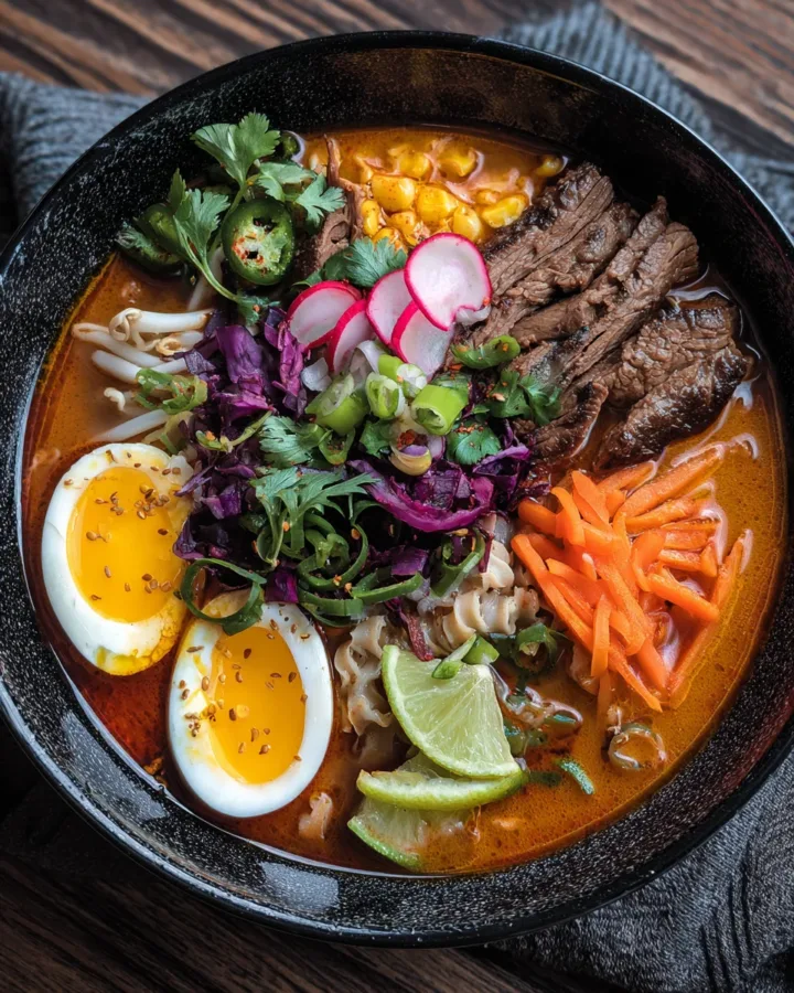 Birria Ramen Fusion Bowl
