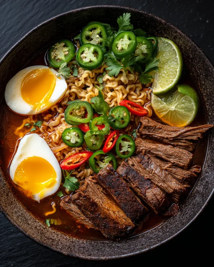 Birria Ramen Fusion Bowl