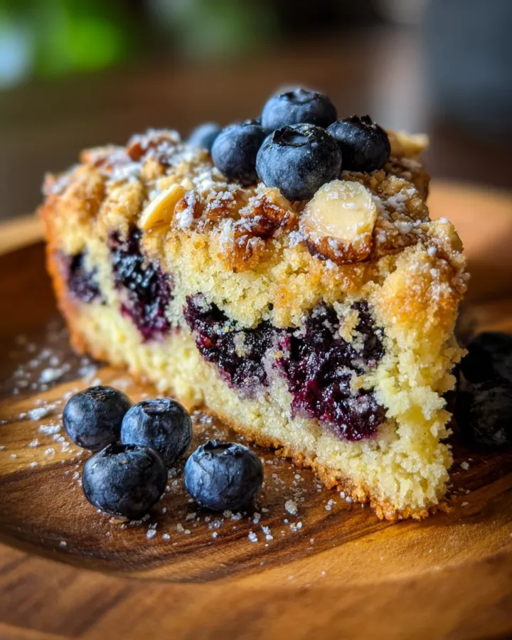 Brown Butter Blueberry Buckle