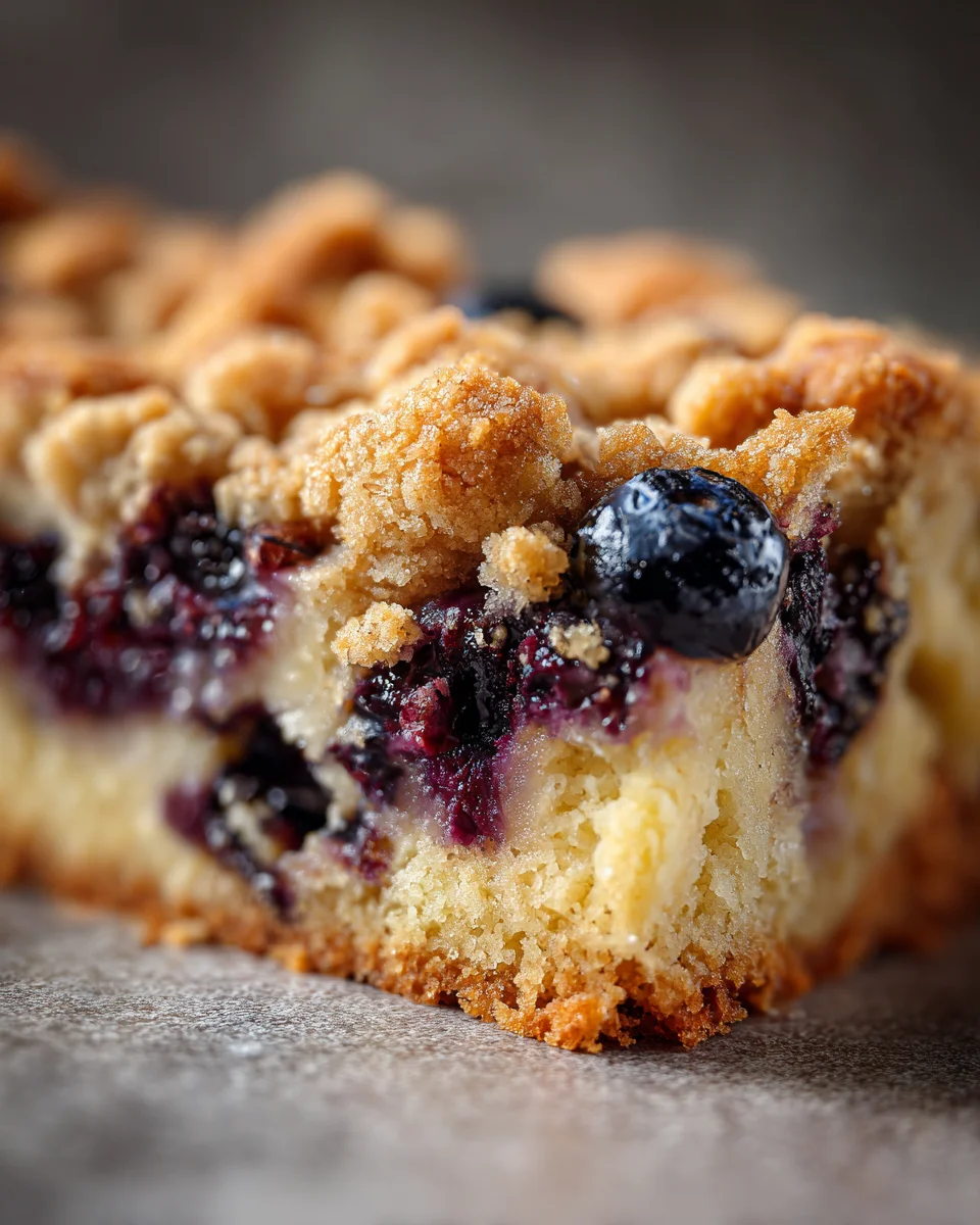 Brown Butter Blueberry Buckle
