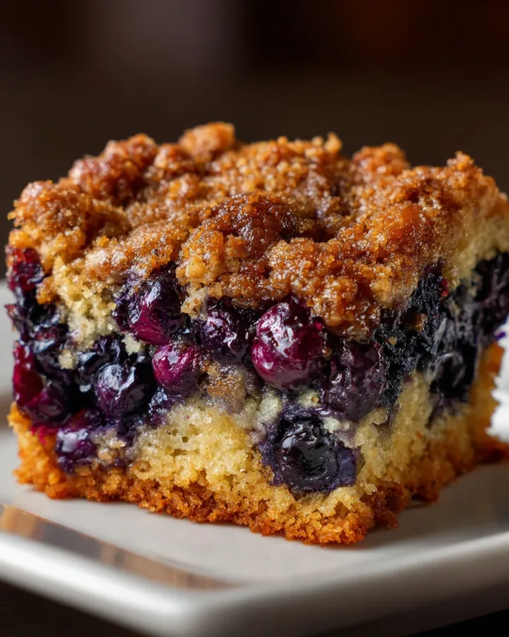 Brown Butter Blueberry Buckle