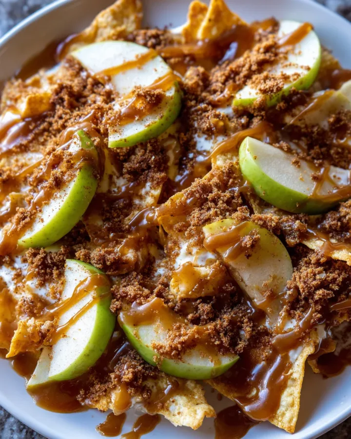 Caramel Apple Nachos