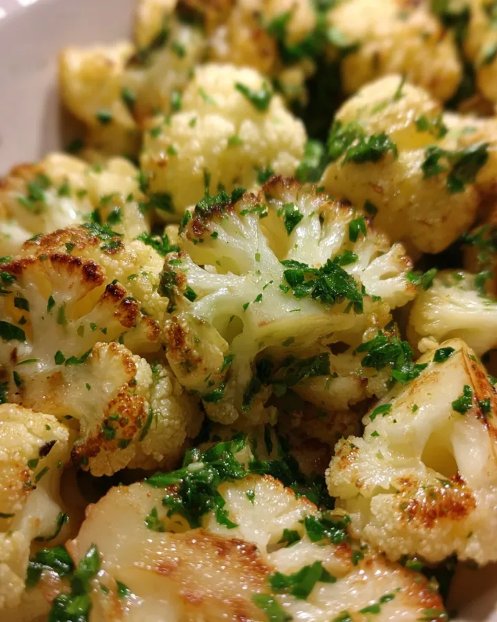 Chimichurri Roasted Cauliflower