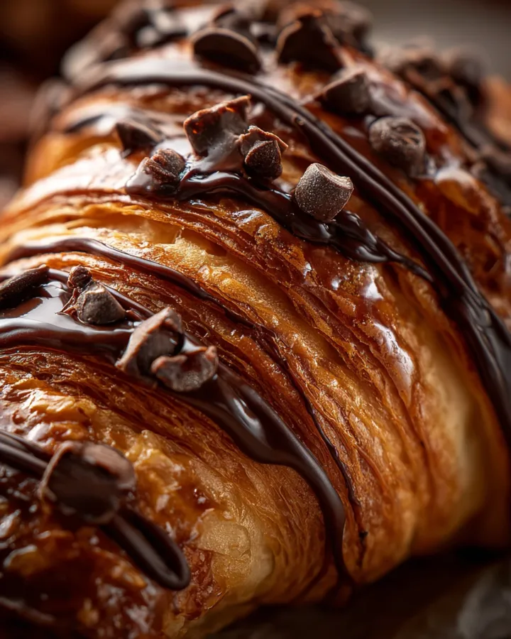 Chocolate Espresso Croissant Bake