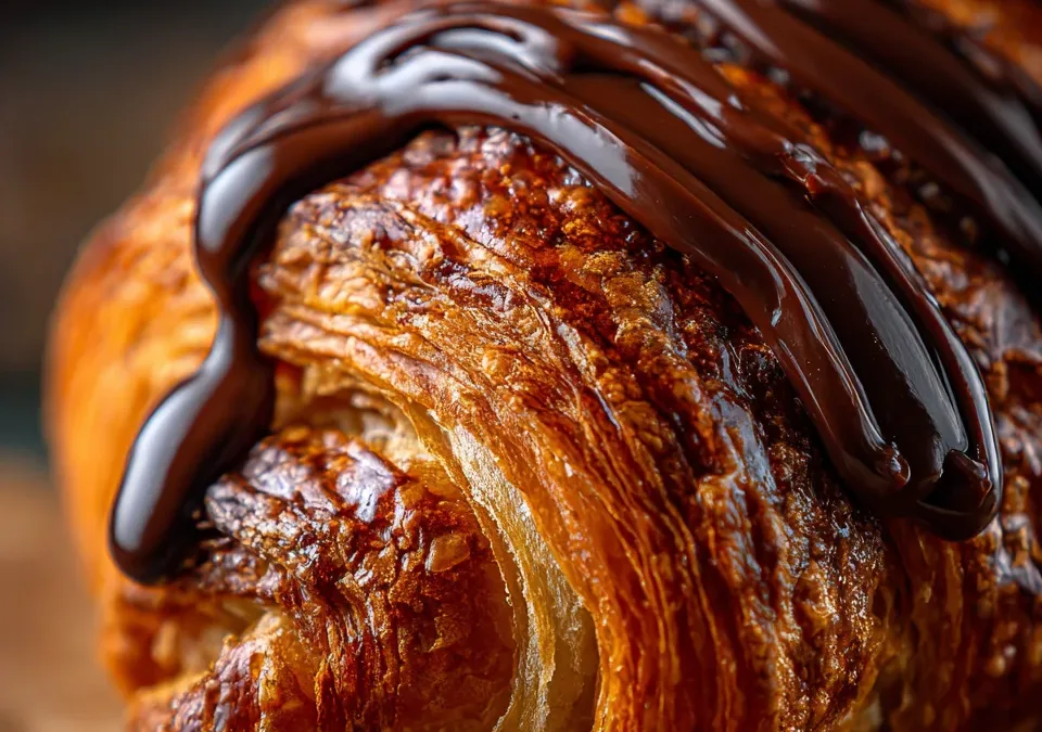Chocolate Espresso Croissant Bake