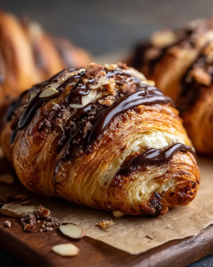 Chocolate Espresso Croissant Bake