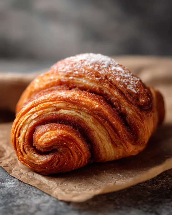 Croissant Cinnamon Roll Hybrid
