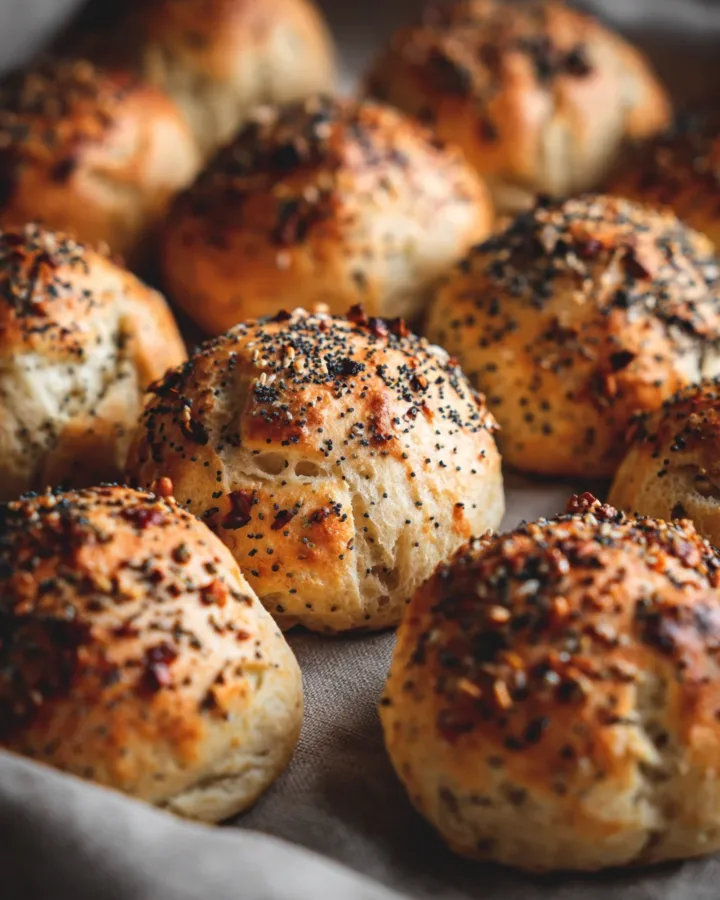 Everything Bagel Stuffed Biscuits