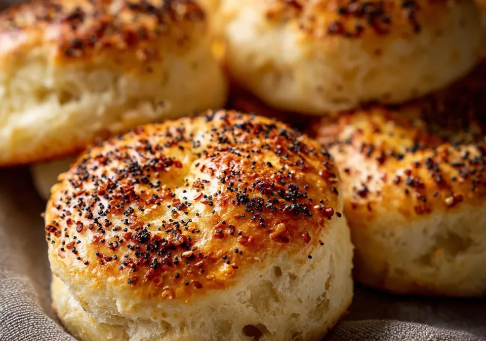 Everything Bagel Stuffed Biscuits