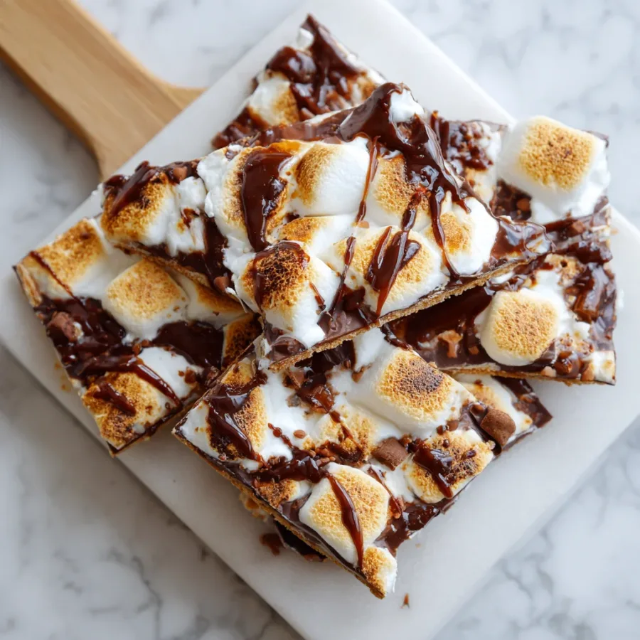 Frozen S’mores Bark