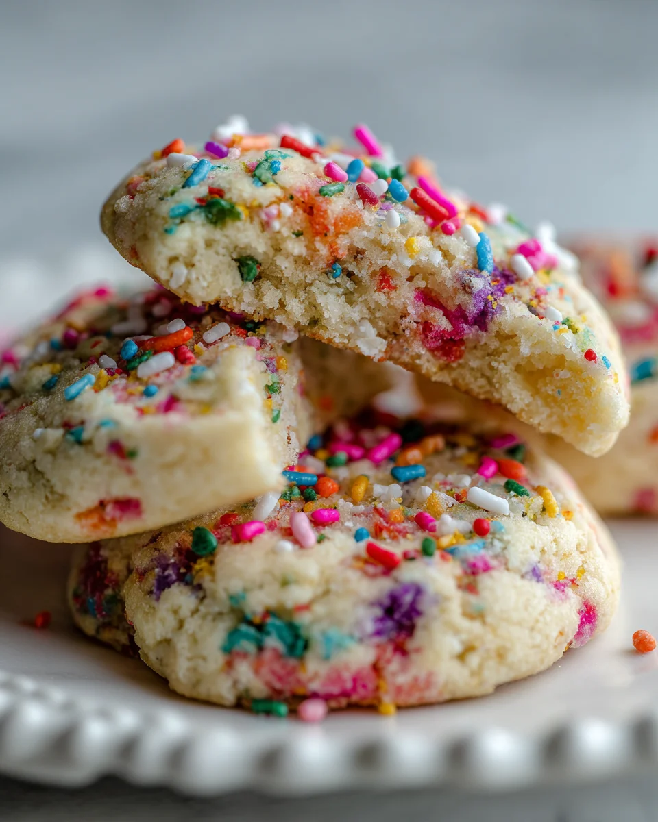 Funfetti Crumbl-Style Sugar Cookies