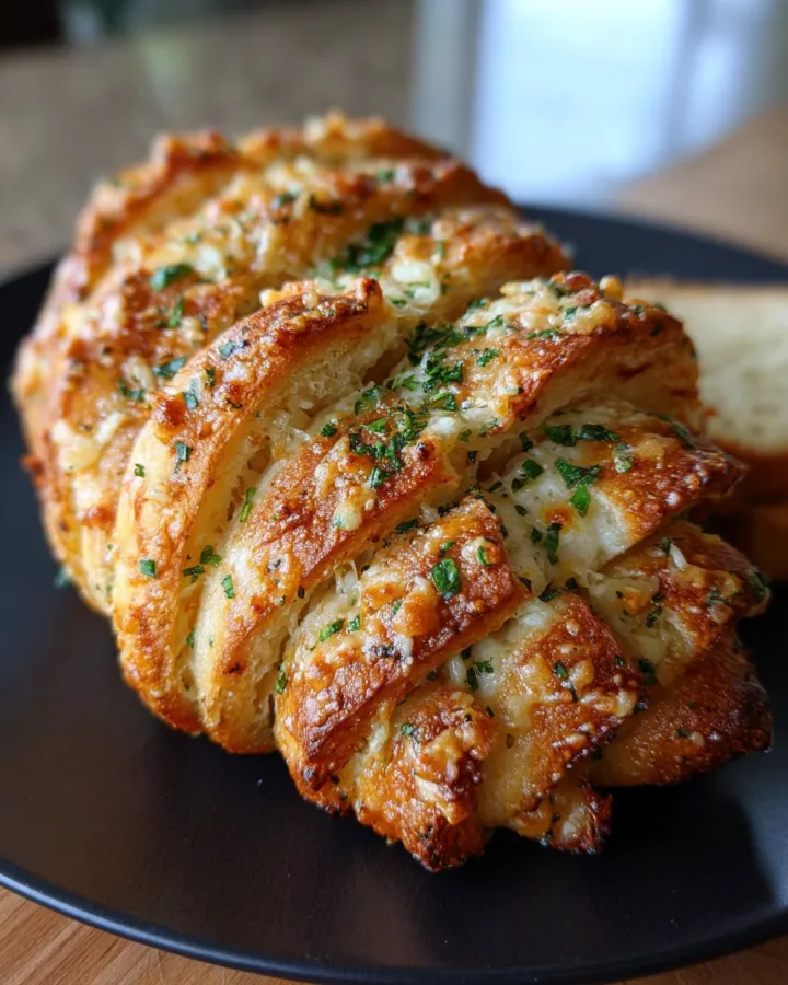 Garlic Parmesan Pull-Apart Crescent Rolls
