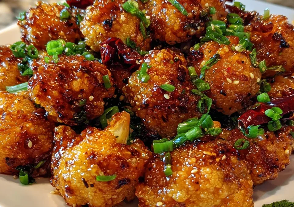 Healthy General Tso's Cauliflower