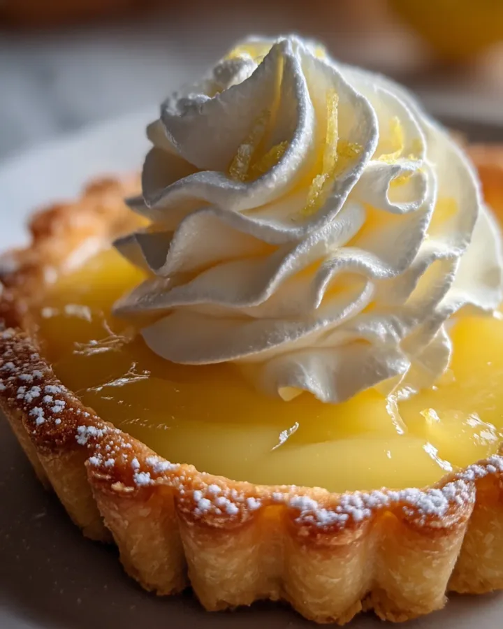 Lemon Curd Whipped Cream Tart