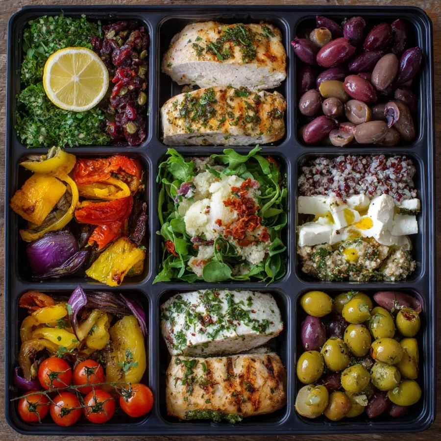 Mediterranean Bento Box
