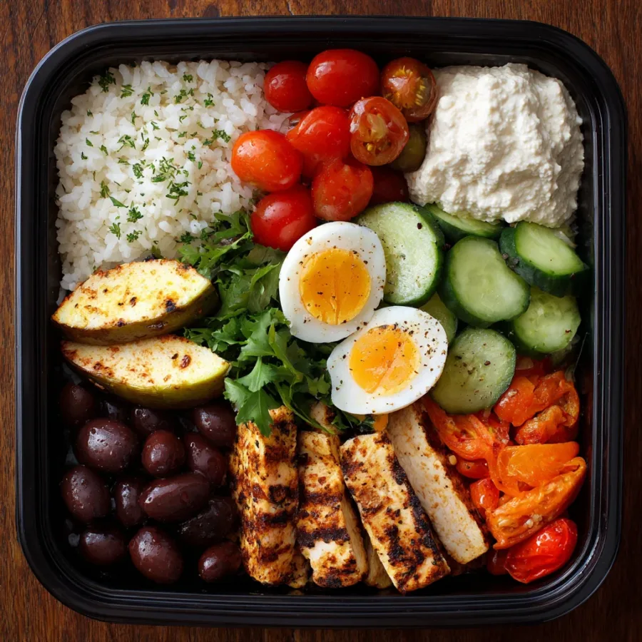 Mediterranean Bento Box