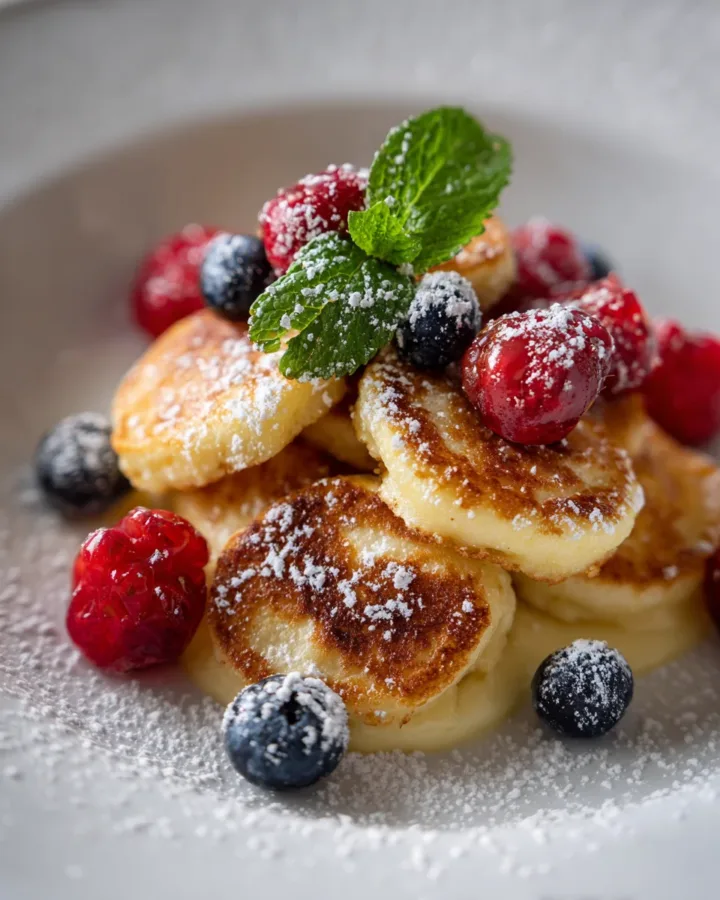 Mini Pancake Cereal Dessert Bowl