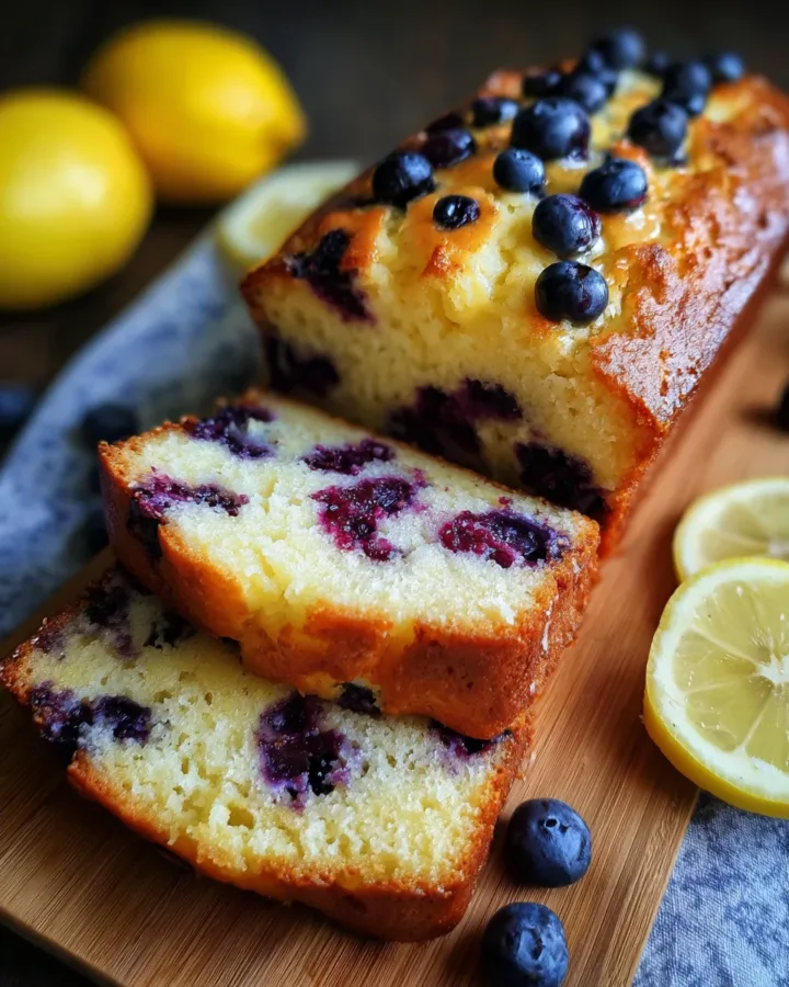 One-Bowl Blueberry Lemon Ricotta Loaf