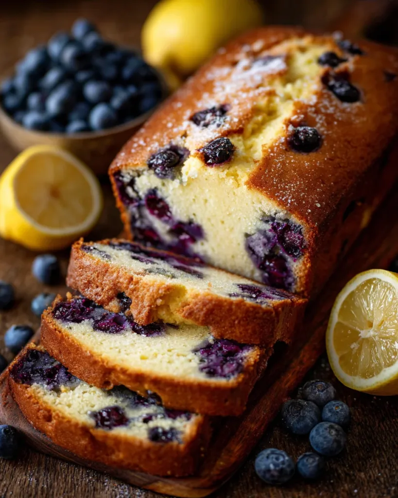 One-Bowl Blueberry Lemon Ricotta Loaf