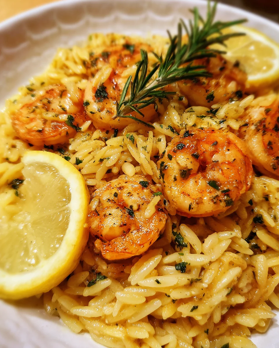 One-Pan Lemon Orzo with Shrimp