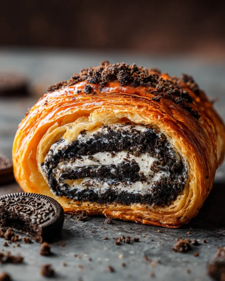 Oreo Croissant Roll Bake