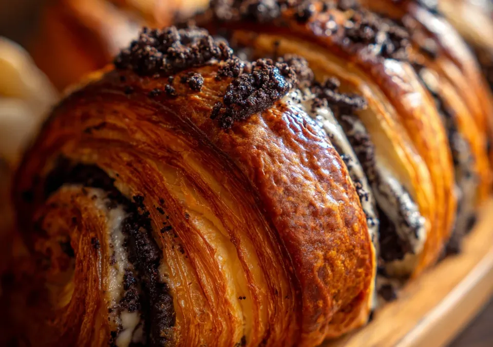 Oreo Croissant Roll Bake