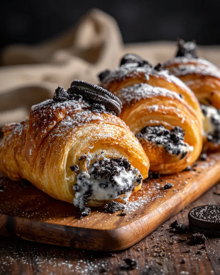 Oreo Croissant Roll Bake