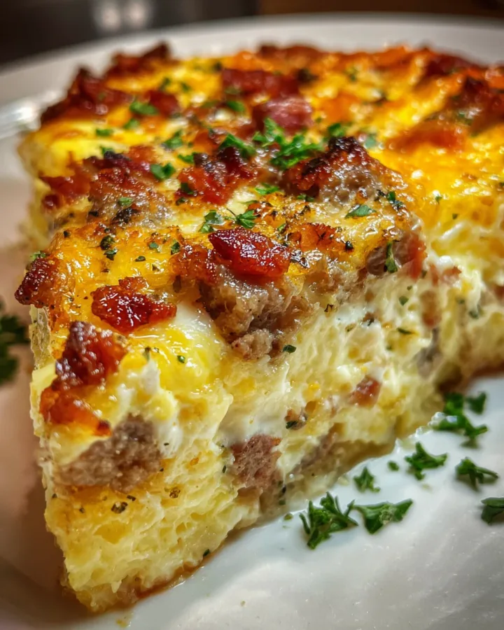 Sausage & Hashbrown Breakfast Casserole