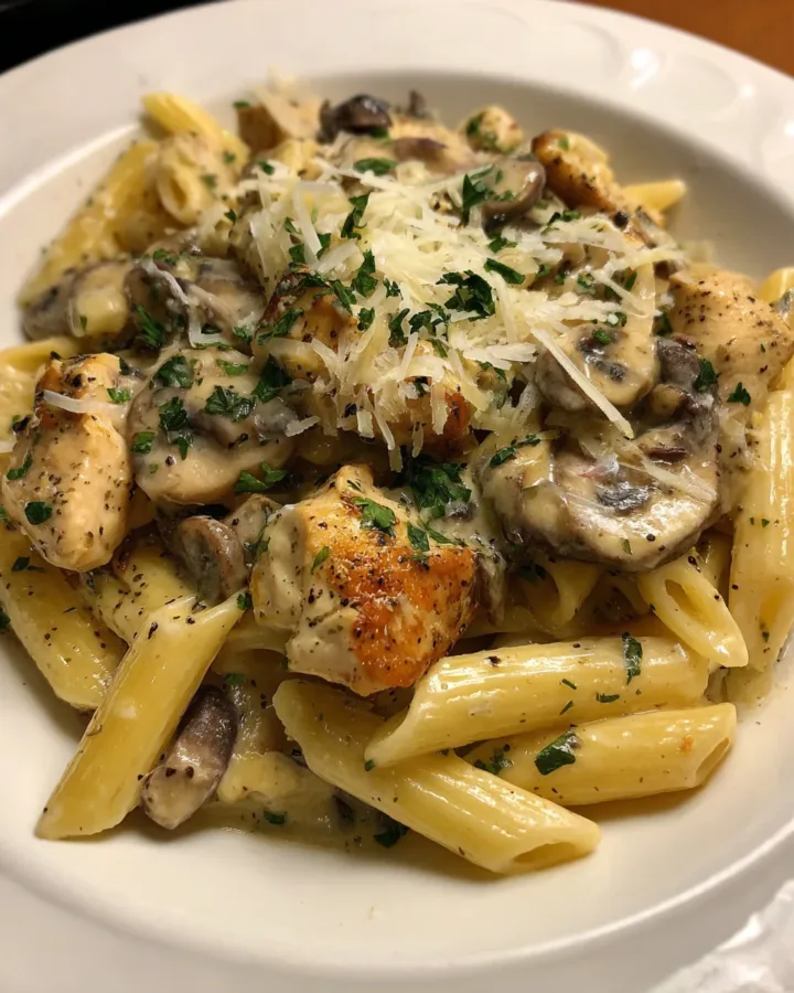 Slow Cooker Olive Garden Chicken Pasta