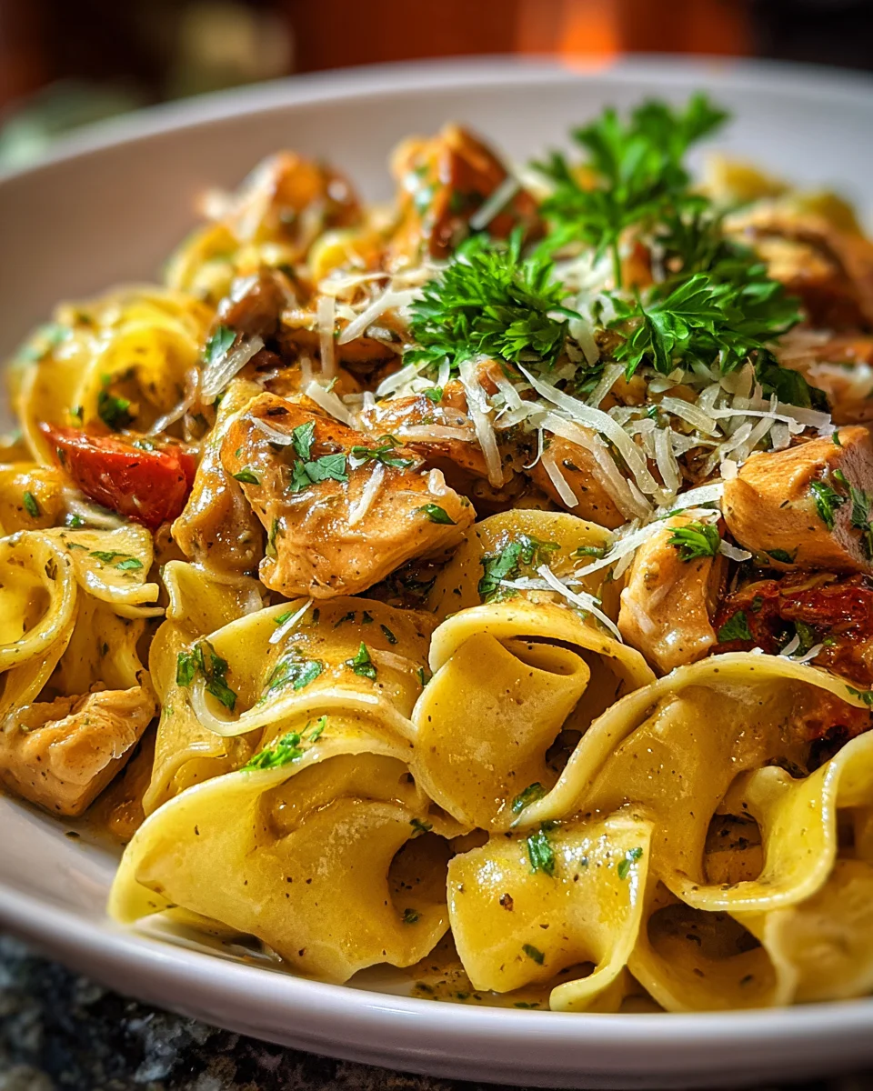 Slow Cooker Olive Garden Chicken Pasta