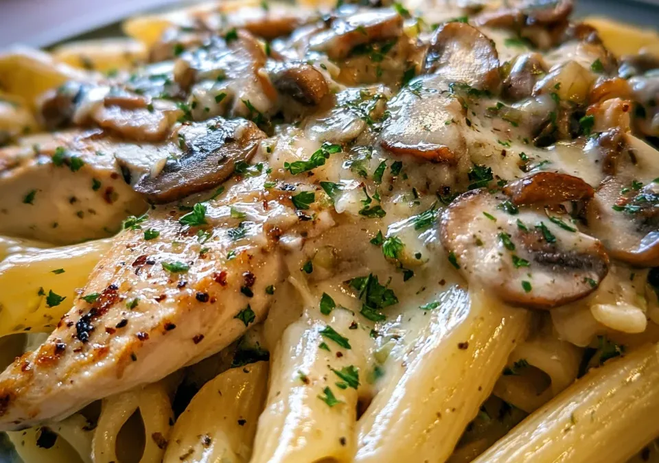 Slow Cooker Olive Garden Chicken Pasta