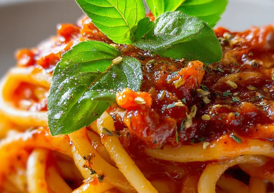 Spaghetti with Tomato Sauce