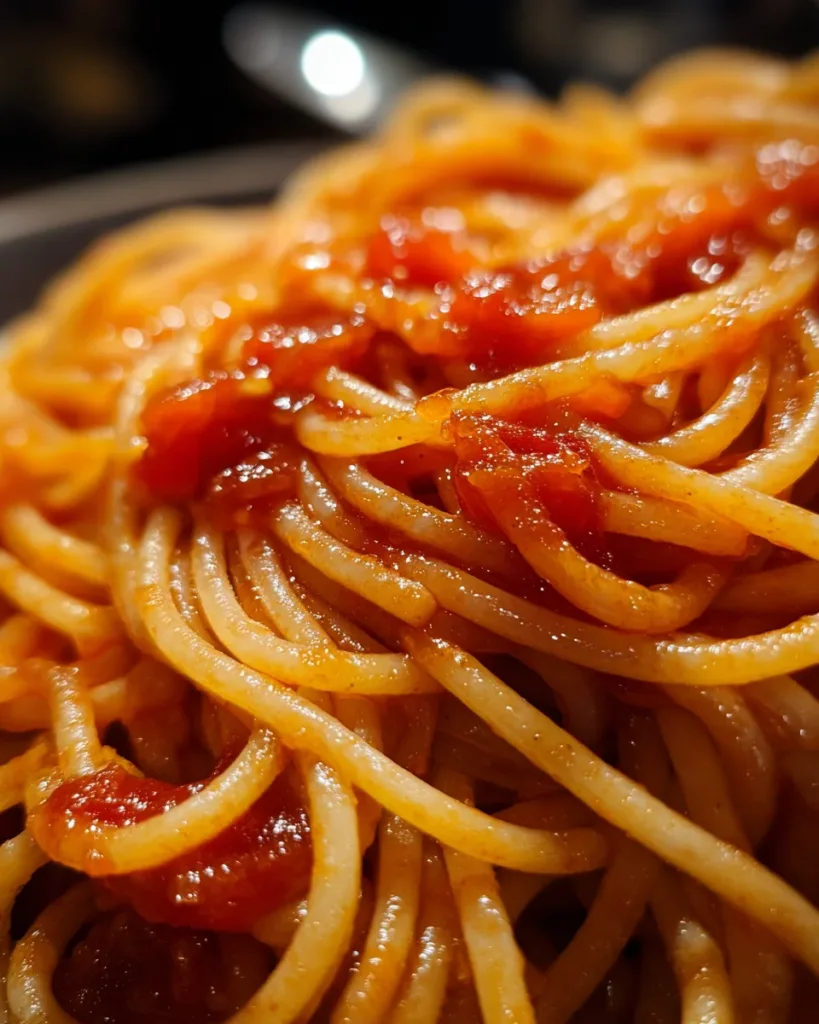 Spaghetti with Tomato Sauce