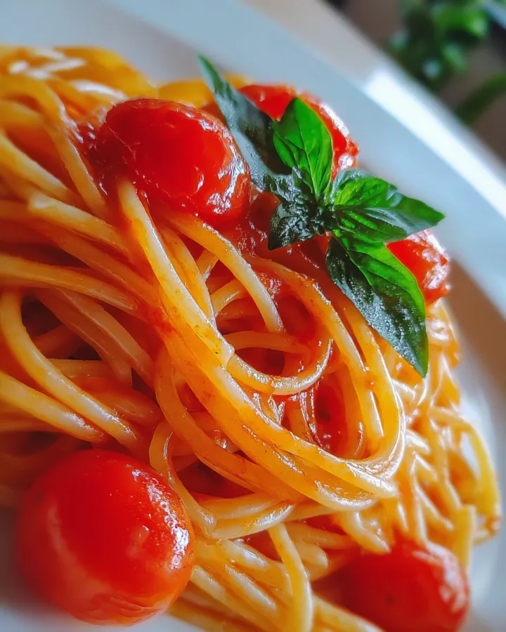 Spaghetti with Tomato Sauce