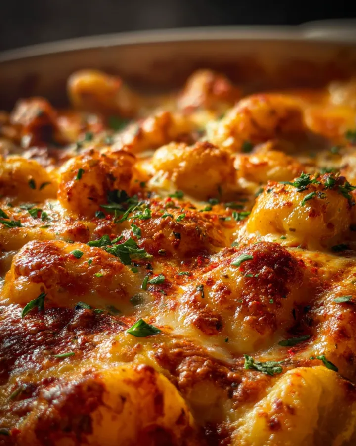 Spicy Vodka Gnocchi Bake