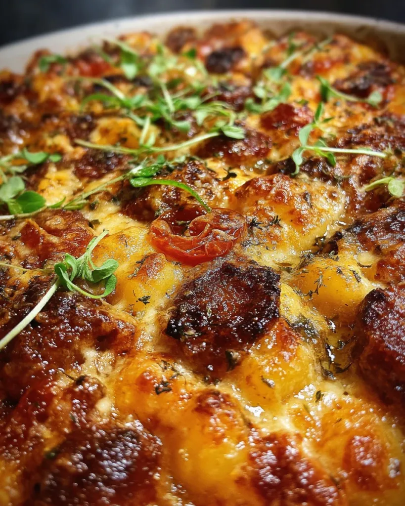 Spicy Vodka Gnocchi Bake