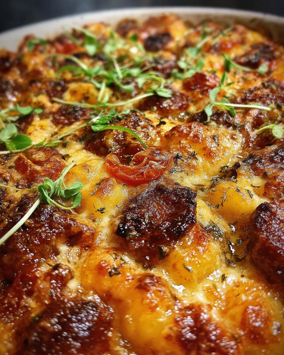 Spicy Vodka Gnocchi Bake