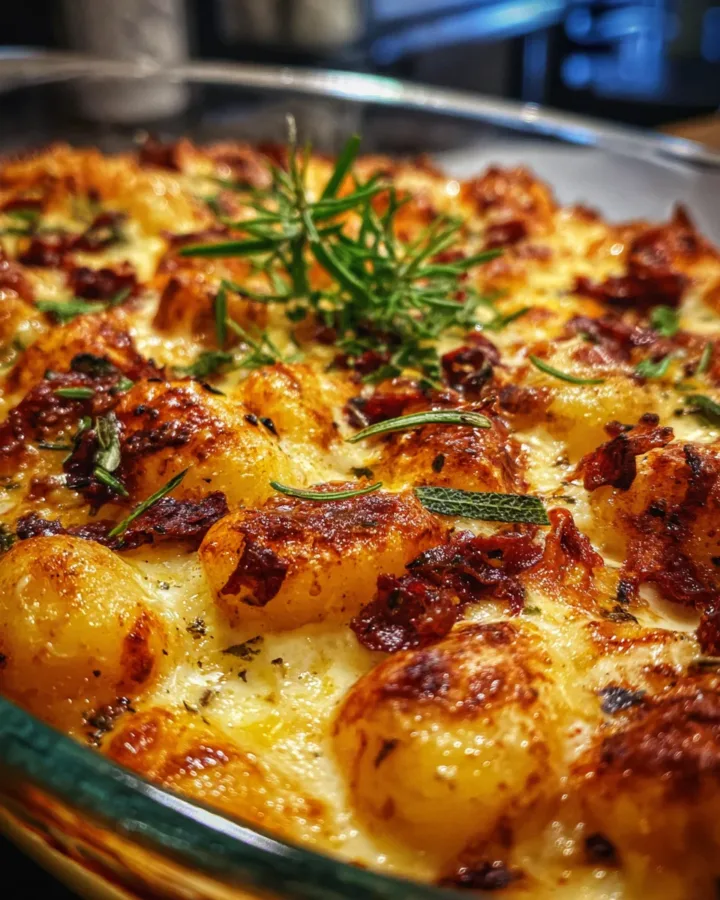 Spicy Vodka Gnocchi Bake