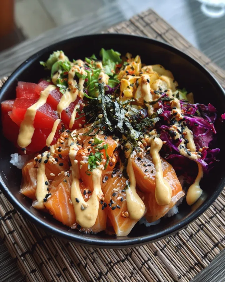 Sushi Salad Bowl with Spicy Mayo