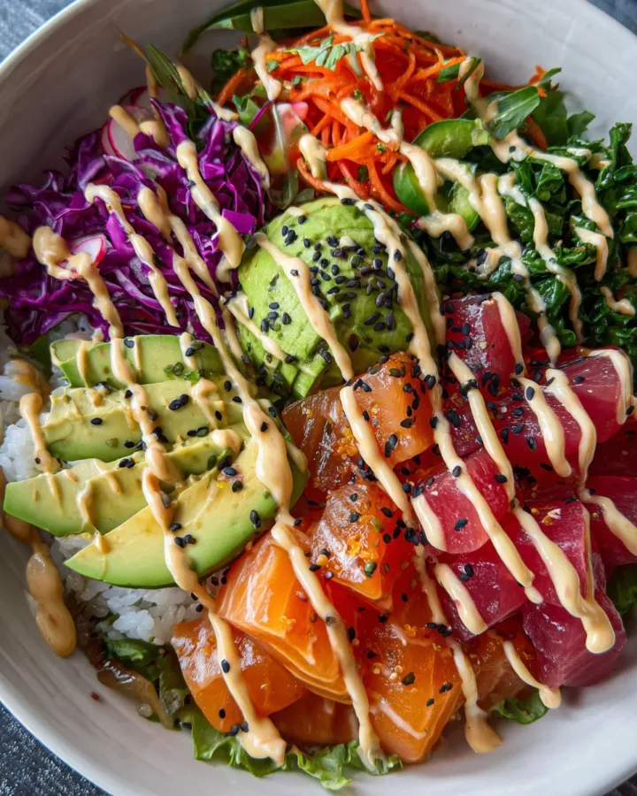 Sushi Salad Bowl with Spicy Mayo