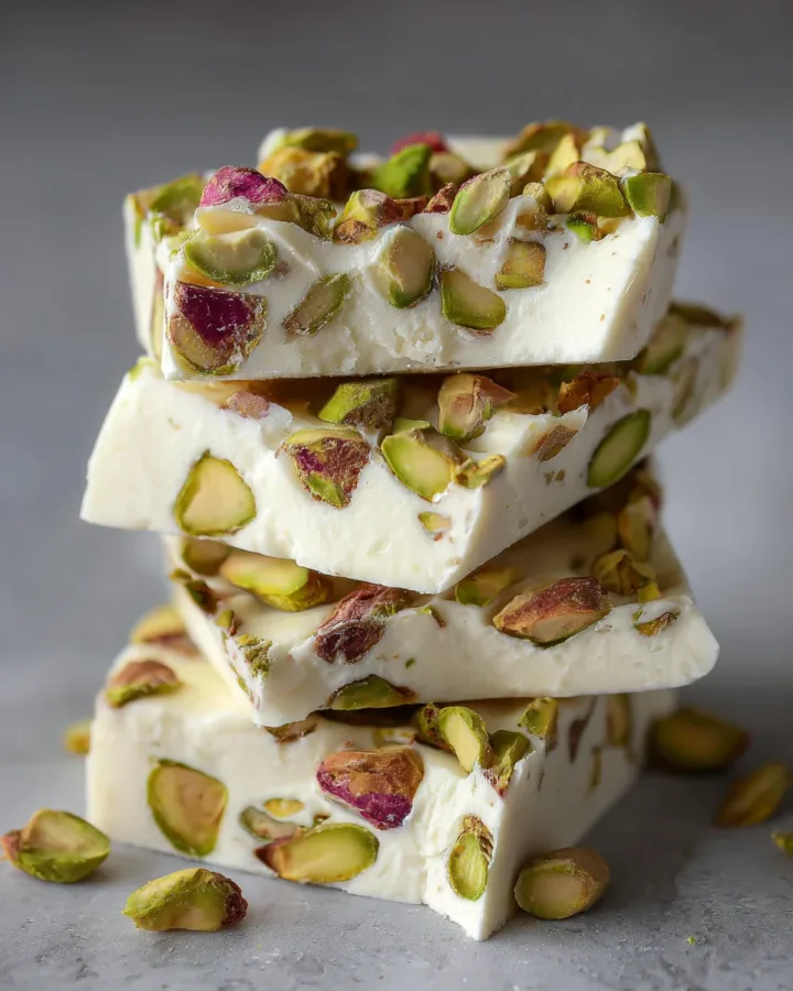 Viral Frozen Yogurt Bark with Pistachios