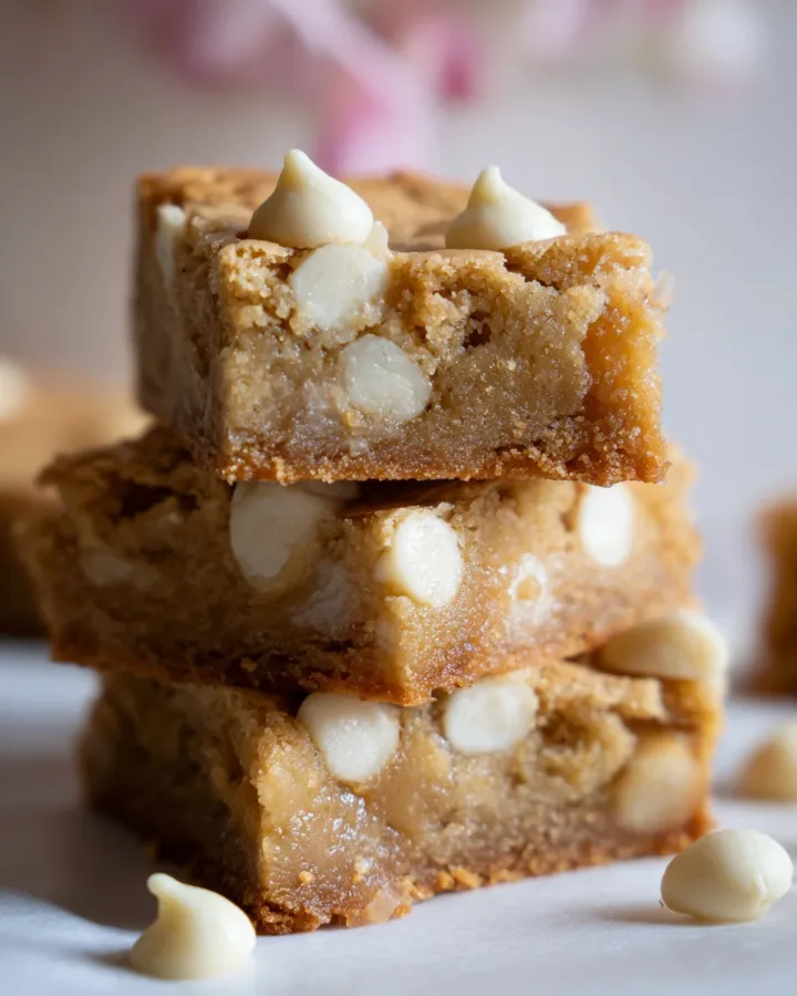 White Chocolate Macadamia Nut Blondies