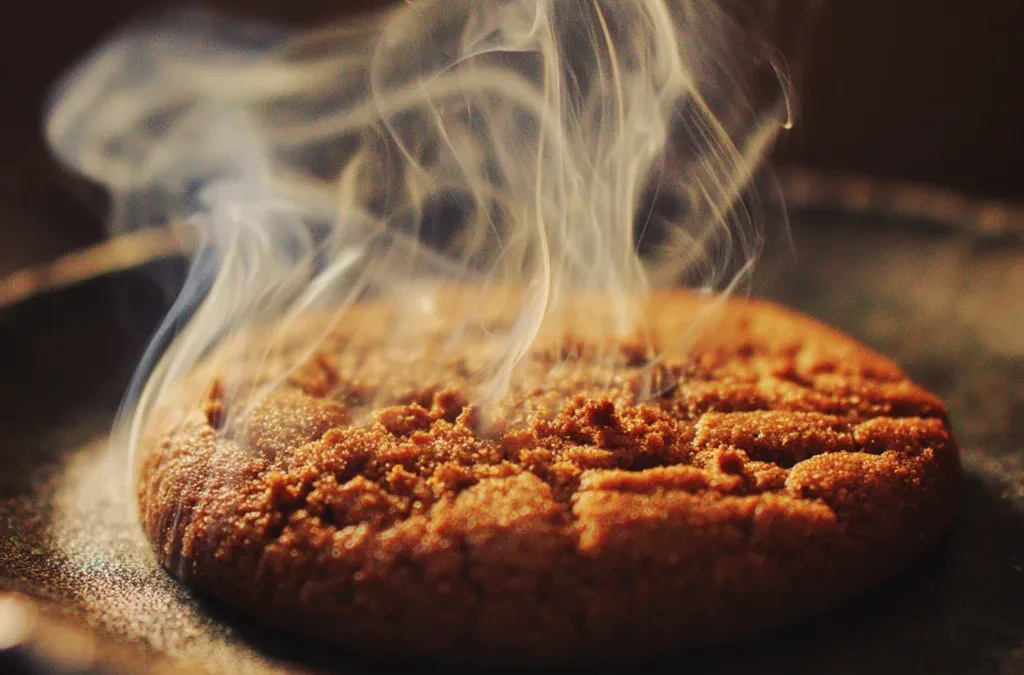 burning spice cookie