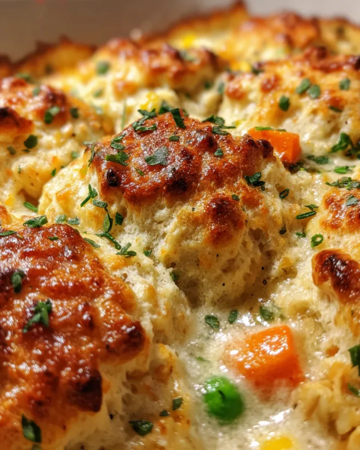 cheddar bay biscuit chicken pot pie