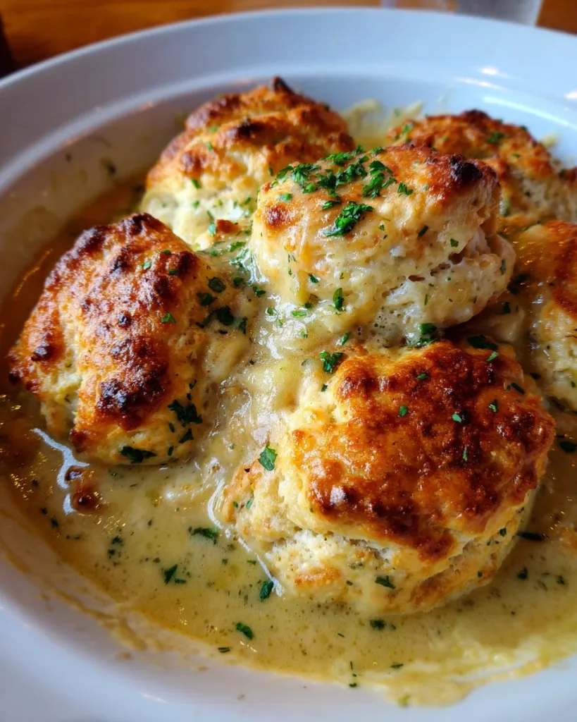 cheddar bay biscuit chicken pot pie