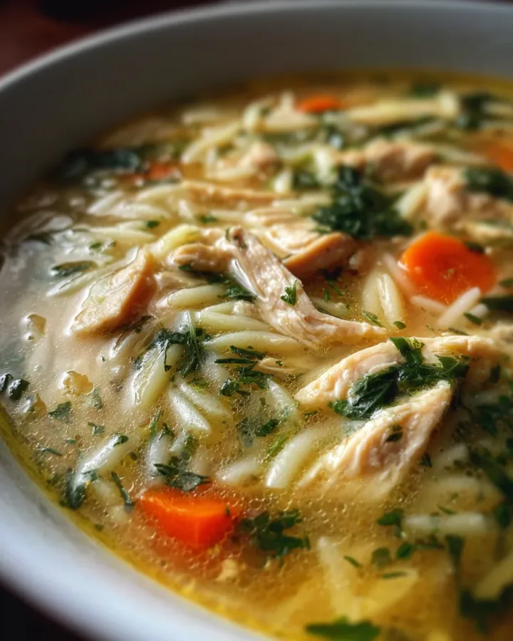 chicken orzo soup